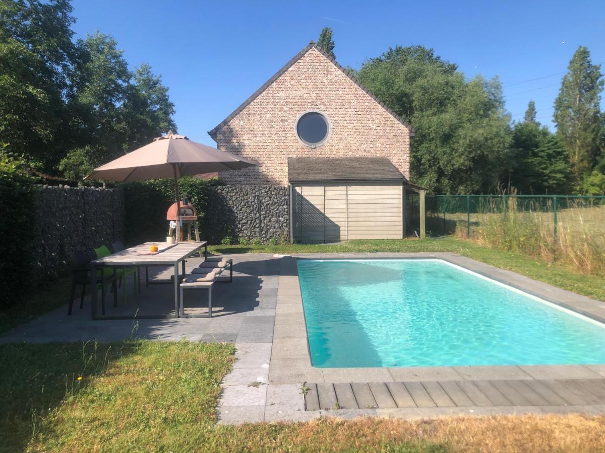 Landelijke Villa Met Zwembad En Gezellige Openhaard Zemst Bagian luar foto